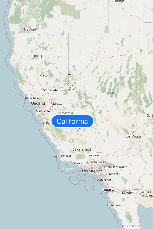 Map of California