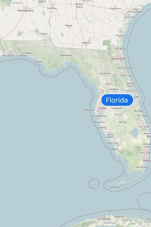 Map of Florida