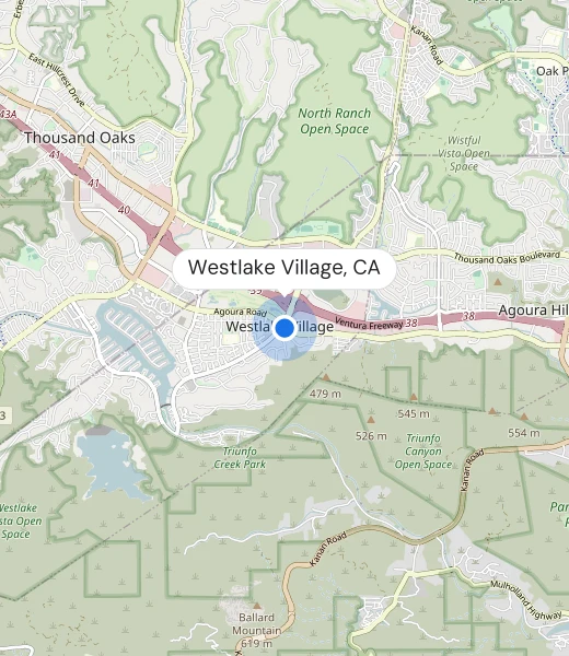 Map of Westlake Village, CA