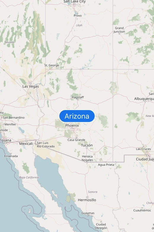 Map of Arizona